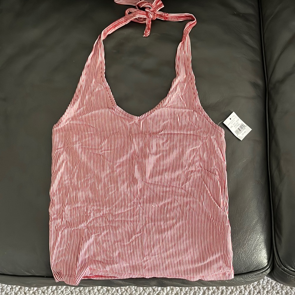 NWT American Eagle soft and sexy Striped Halter XS